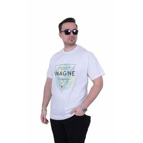 Starbattal 26132 Imagine Beyaz Erkek T-shirt