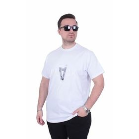 Starbattal 26135 Black Beyaz Erkek T-shirt