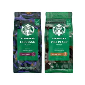 Starbucks 200 gr Pike Place + 200 gr Dark Espresso Roast Çekirdek Kahve