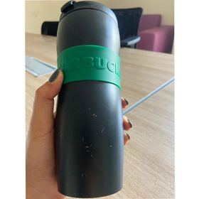 Starbucks 355 ml Mat Yeşil Renkli Çelik Termos