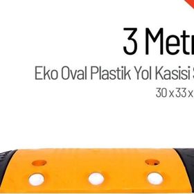 Starçelik 3 Metre Eko Oval Plastik Hız Kesici Set Yol Kasisi