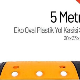 Starçelik 5 Metre Eko Oval Plastik Hız Kesici Set Yol Kasisi