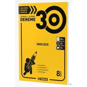 Starfen Yayınları 8. Sınıf İngilizce 30 Deneme