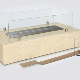 Starfire Art Stone Büyük Boy 1 Masaüstü Bioethanol Şömine