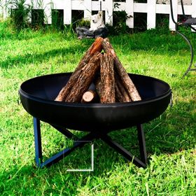 Starfire Rustic Siyah Bahçe Şöminesi