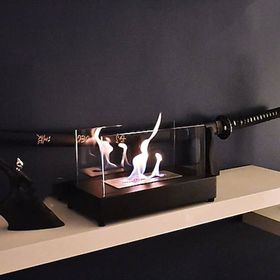 Starfire Siyah Silence Bioethanol Bacasız Şömine