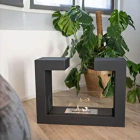 Starfire Stylish Bio Ethanol Siyah Şömine