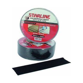 Starline 25 mm 15 m Siyah Kaydırmaz Bant