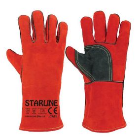 Starline E-072X Kırmızı Kaynakçı Eldiveni