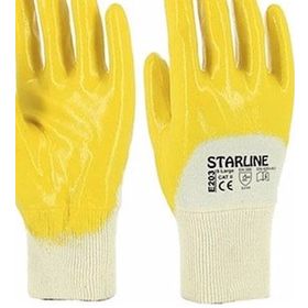 Starline E-203 Dikişsiz Pamuk Astar Kaplama Nitril Eldiven