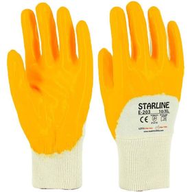 Starline E-203 Dikişsiz Pamuk Astar Kaplama Nitril Eldiven
