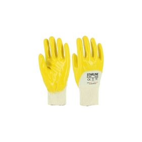 Starline E-203 Sarı NO:10 Yarım Kaplı Nitril Eldiven