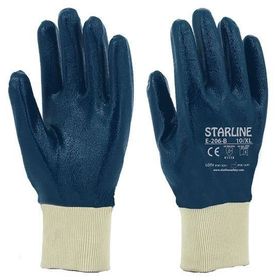 Starline E-206-B Mavi Nitril İş Eldiveni