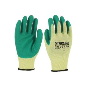 Starline E-54 No:10 Yeşil Lateks Camcı Eldiveni