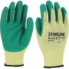 Starline E-54 No:10 Yeşil Lateks Camcı Eldiveni