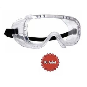 Starline G-033A-C 10 Adet Tam Koruma Gözlüğü