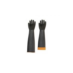 Starline H2-60 cm Tırtıklı Kaucuk Asit Eldiveni