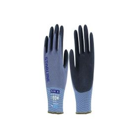 Starline STL-1001 Gri- Siyah Köpük Nitril İş Eldiveni