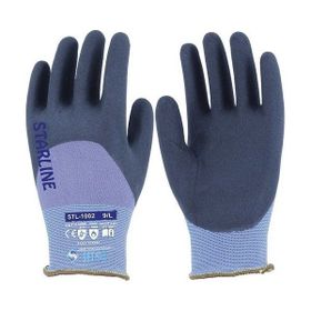 Starline STL-1002 Gri- Siyah Köpük Nitril İş Eldiveni
