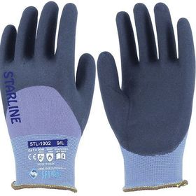 Starline STL-1002 Gri- Siyah Köpük Nitril İş Eldiveni