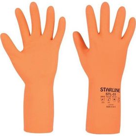 Starline STL-75 7-7,5 - Turuncu Kimyasal İş Eldiveni