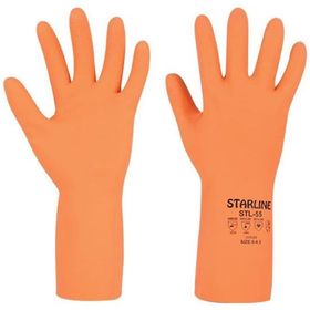 Starline STL-75 7-7,5 - Turuncu Kimyasal İş Eldiveni