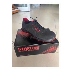 Starline STL 9021 S1P Kırmızı Süet İş Ayakkabısı