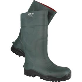 Starline STL-9910 S5 Çelik Burun Çelik Taban Uzun Yeşil Poliüretan Çizme
