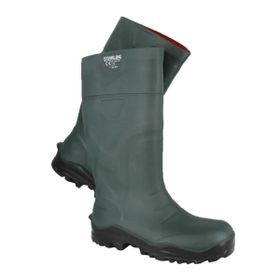 Starline STL-9910 S5 Çelik Burun Çelik Taban Uzun Yeşil Poliüretan Çizme