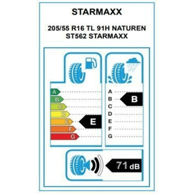Starmaxx 205/55R16 91H Naturen ST562 Yaz Lastiği