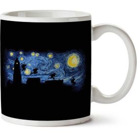 Starry Fight Teenage Mutant Ninja Turtles Van Gogh Baskılı Kupa