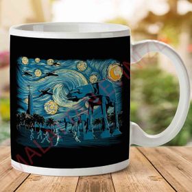 Starry Night At Scarif Rogue One Baskılı Kupa