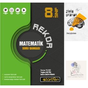 Startfen LGS Rekor Matematik Soru Bankası+Zihin Deneme