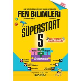 Startfen Yayınları 5. Sınıf Fen Bilimleri Süperstart Soru Bankası