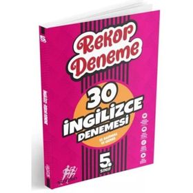 Startfen Yayınları 5. Sınıf İngilizce Rekor Deneme