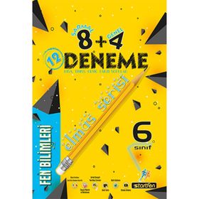 Startfen Yayınları 6. Sınıf Fen Bilimleri 8+4 Elmas Serisi Deneme