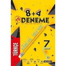 Startfen Yayınları 7. Sınıf Türkçe 8+4 Elmas Serisi Deneme