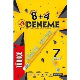 Startfen Yayınları 7. Sınıf Türkçe 8+4 Elmas Serisi Deneme