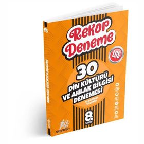 Startfen Yayınları 8. Sınıf Din Kültürü ve Ahlak Bilgisi Rekor Deneme