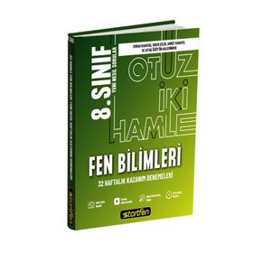 Startfen Yayınları 8. Sınıf Fen Bilimleri 32 Haftalık Kazanım Deneme