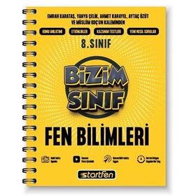 Startfen Yayınları 8. Sınıf Fen Bilimleri Bizim Sınıf Defter