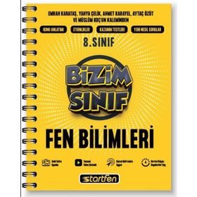 Startfen Yayınları 8. Sınıf Fen Bilimleri Bizim Sınıf Defter