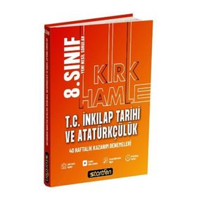 Startfen Yayınları 8. Sınıf İnkılap Tarihi 40 Haftalık Kazanım Deneme