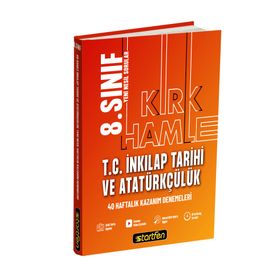 Startfen Yayınları 8. Sınıf İnkılap Tarihi 40 Haftalık Kazanım Deneme