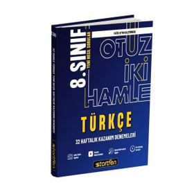 Startfen Yayınları - 8. Sınıf Türkçe 32 Hamle Haftalık Kazanım