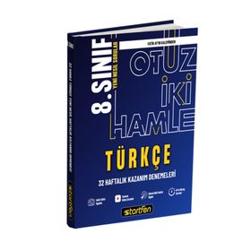 Startfen Yayınları - 8. Sınıf Türkçe 32 Hamle Haftalık Kazanım