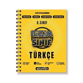Startfen Yayınları 8. Sınıf Türkçe Bizim Sınıf Defter