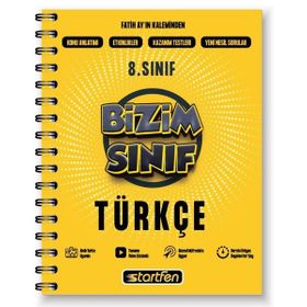 Startfen Yayınları 8. Sınıf Türkçe Bizim Sınıf Defter