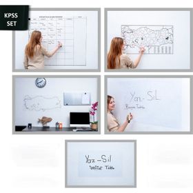 Statik Kağıt Kpss Yazı Tahtası Eğitim Seti
