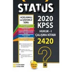 Status 2020 KPSS Hukuk - 1 Çalışma Kitabı